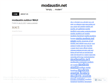 Tablet Screenshot of modaustin.wordpress.com