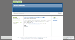 Desktop Screenshot of mondorfment.wordpress.com