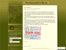Tablet Screenshot of dd16591569.wordpress.com