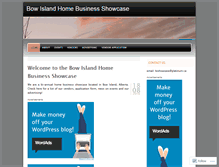 Tablet Screenshot of bowislandshowcase.wordpress.com
