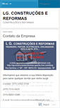 Mobile Screenshot of lgconstrucoesereformas.wordpress.com