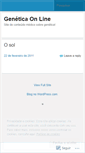 Mobile Screenshot of geneticaonline.wordpress.com