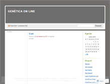 Tablet Screenshot of geneticaonline.wordpress.com