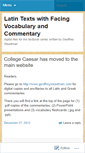 Mobile Screenshot of collegecaesar.wordpress.com