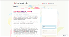 Desktop Screenshot of dealsandthrills.wordpress.com