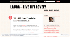 Desktop Screenshot of livelifelovely.wordpress.com