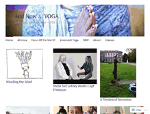 Tablet Screenshot of andnowyoga.wordpress.com