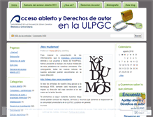 Tablet Screenshot of oaulpgc.wordpress.com