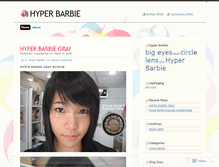 Tablet Screenshot of hyperbarbie.wordpress.com