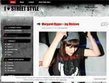 Tablet Screenshot of iheartstreetstyle.wordpress.com