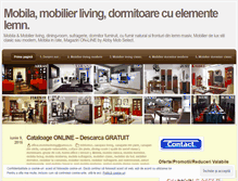 Tablet Screenshot of mobilierliving.wordpress.com