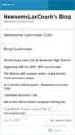 Mobile Screenshot of newsomelacrosseclub.wordpress.com