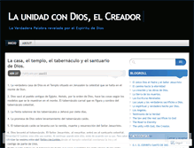 Tablet Screenshot of launidadconelcreador.wordpress.com