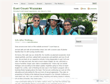 Tablet Screenshot of eastcoastwalkers.wordpress.com