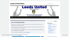 Desktop Screenshot of leedsutdnews.wordpress.com