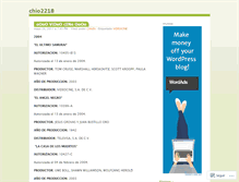 Tablet Screenshot of chio2218.wordpress.com