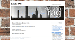 Desktop Screenshot of gallatinrag.wordpress.com