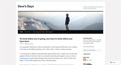 Desktop Screenshot of davesdays.wordpress.com