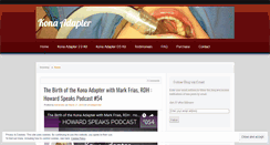 Desktop Screenshot of konaadapter.wordpress.com