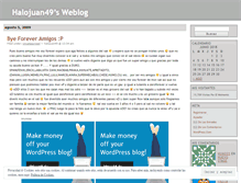 Tablet Screenshot of halojuan49.wordpress.com