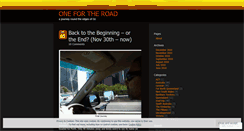 Desktop Screenshot of onefortheroad2.wordpress.com