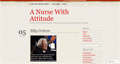 Desktop Screenshot of anursewithattitude.wordpress.com