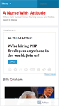 Mobile Screenshot of anursewithattitude.wordpress.com
