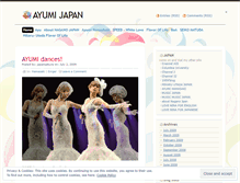 Tablet Screenshot of japansakura.wordpress.com