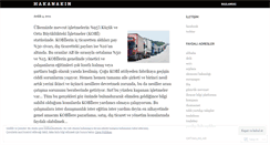 Desktop Screenshot of hakanakin.wordpress.com