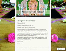 Tablet Screenshot of menorcayogaretreat.wordpress.com