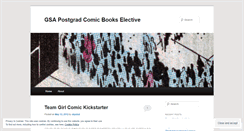 Desktop Screenshot of gsacomics.wordpress.com