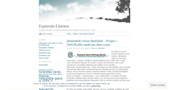 Desktop Screenshot of expressaoliteraria.wordpress.com