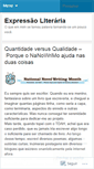 Mobile Screenshot of expressaoliteraria.wordpress.com