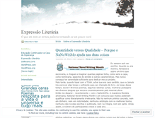 Tablet Screenshot of expressaoliteraria.wordpress.com