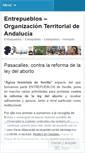 Mobile Screenshot of entrepueblosandalucia.wordpress.com