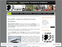 Tablet Screenshot of entrepueblosandalucia.wordpress.com