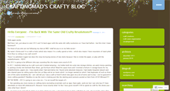 Desktop Screenshot of craftingmad.wordpress.com