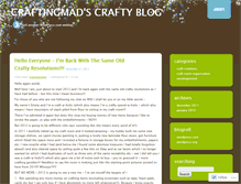 Tablet Screenshot of craftingmad.wordpress.com