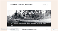 Desktop Screenshot of knobstock.wordpress.com