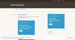 Desktop Screenshot of planetcybertron.wordpress.com