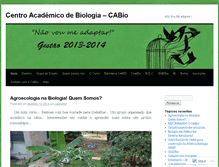 Tablet Screenshot of cabioufmt.wordpress.com