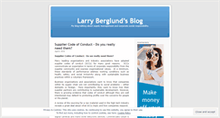 Desktop Screenshot of larryberglund.wordpress.com