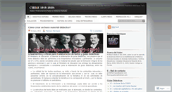 Desktop Screenshot of chileentreguerras.wordpress.com