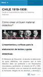 Mobile Screenshot of chileentreguerras.wordpress.com