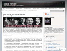 Tablet Screenshot of chileentreguerras.wordpress.com
