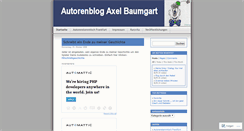 Desktop Screenshot of baumaxe.wordpress.com