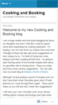Mobile Screenshot of cookingandbooking.wordpress.com