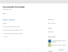 Tablet Screenshot of encyclopedia.wordpress.com