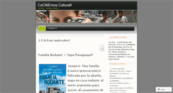 Desktop Screenshot of cocinemoscultura.wordpress.com