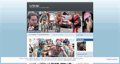 Desktop Screenshot of lamiabici.wordpress.com